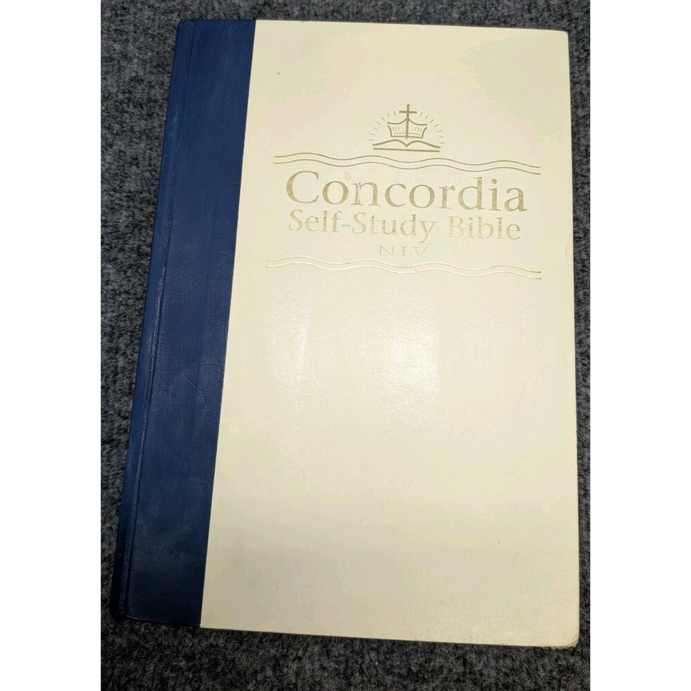 Concordia Self-Study Bible NIV Hardcover Thumb Indexed Robert G Hoerber Study